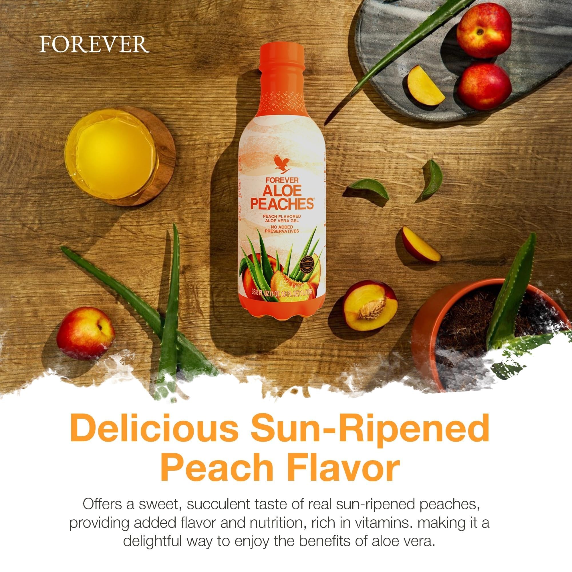 Amazon.com: Forever Living - Aloe Peaches - Pure Aloe with Real